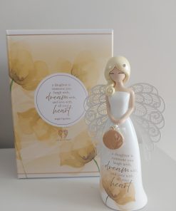 You are an angel - a daughter is someone you laugh with, dream with, and love with all your heart