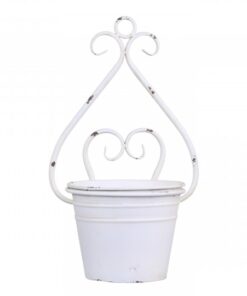 Alternative view of Verouderd hangend bloempotje