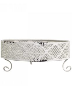 Alternative view of Metalen dienblad op voet ( klein)