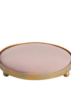 Mathilde M gestoffeerd dienblad voor geursteen - Roze