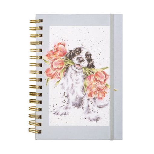 Blooming with Love Dog Notebook