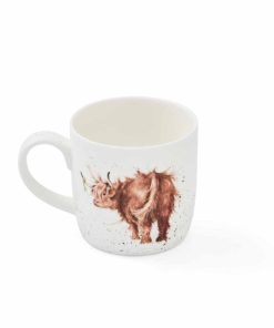 Alternative view of Highland Cow mug