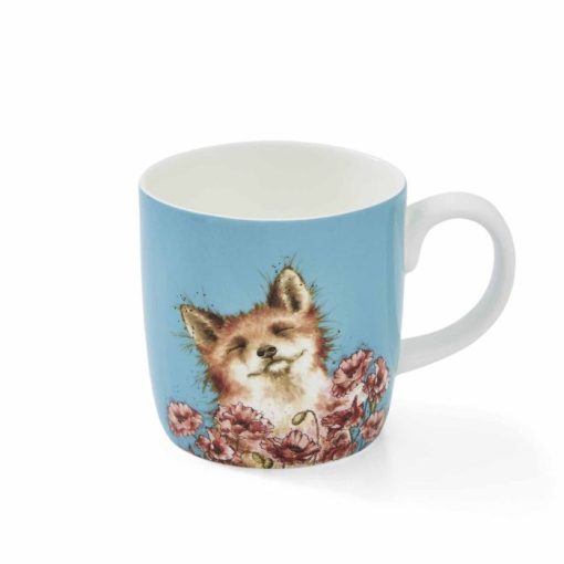 Poppy Field Large Fox mug