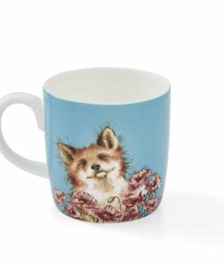 Alternative view of Poppy Field Large Fox mug