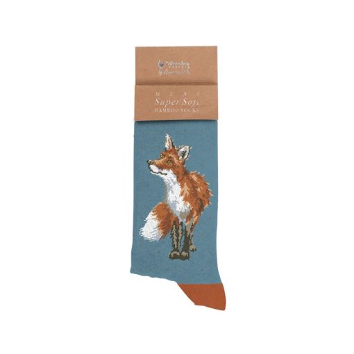 Bright Eyed and Bushy Tailed Fox men's socks